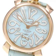 GaGa MILANO 5011.03 Manuale 48 Small Second Men's Watch Used From Japan