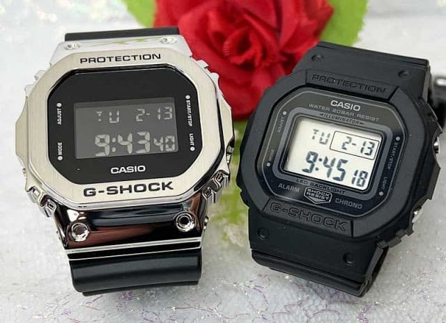 Casio Baby-G Twin Set GMD-S5600-1JF Digital Resin Watch Japan Used