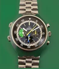 Vintage 1969 Omega Flighmaster  Ref. 145.013 Caliber 910 Original Dial