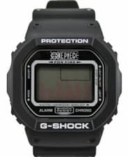 CASIO G-Shock DW-5600VT One Piece Straw Hat Pirates Digital Watch Black Used