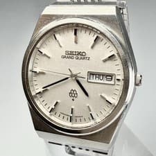 Working Seiko Grand Quartz Watch Twin Quartz Men