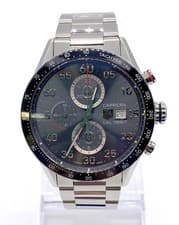 TAG Heuer Carrera Cal 1887 Chronograph Auto Steel Mens Watch CAR2A11 43mm
