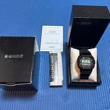 Casio G-Shock GMW-B5000G-1JF Solar Radio Digital Black Men's Watch Used