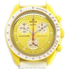 Swatch Omega Mission to the Sun SO33J100 Yellow Dial Pre-owned 2023 From Japan F