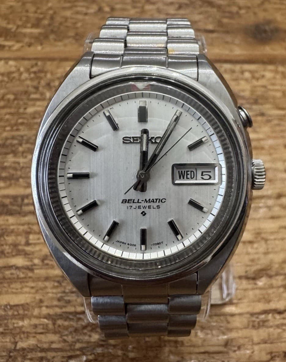 Seiko Bell-Matic 4006-7001 Automatic Watch Vintage Impecable Men's Vintage 70s