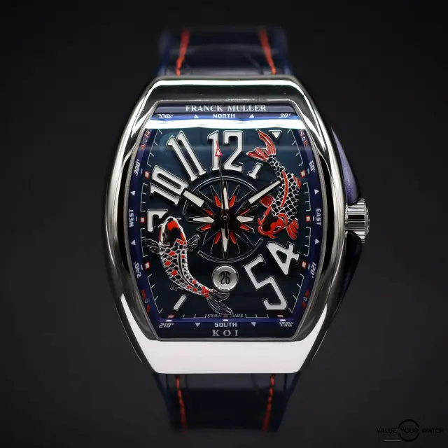 FS: FRANCK MULLER Vanguard Limited Edition Koi Gen. II, #180 of 188 Made, Ref. V45YTSCDTACKOI2, Full Set