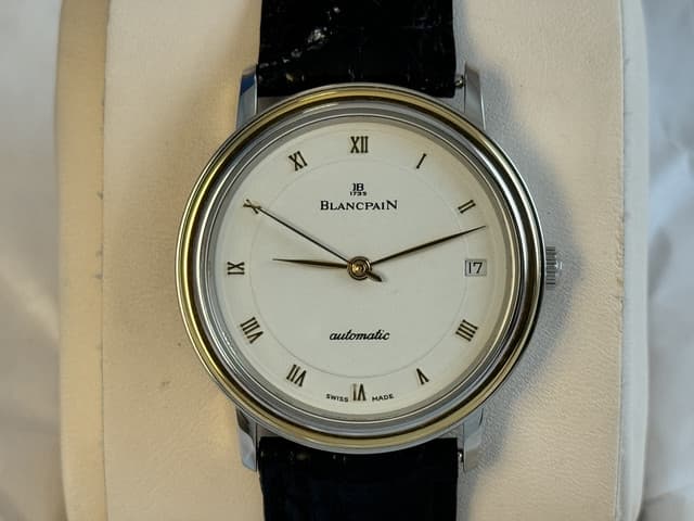 FS: Very Good Blancpain Villeret 1195, 34 mm, Steel & Gold, Boxes & Papers. Just fully Serviced. New Price Reduction