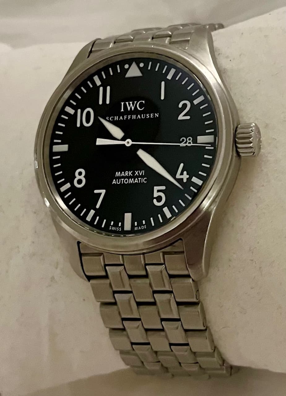 FS: IWC Mark XVI Pilot 3255-04 Steel Bracelet + IWC Leather Strap/Deployant