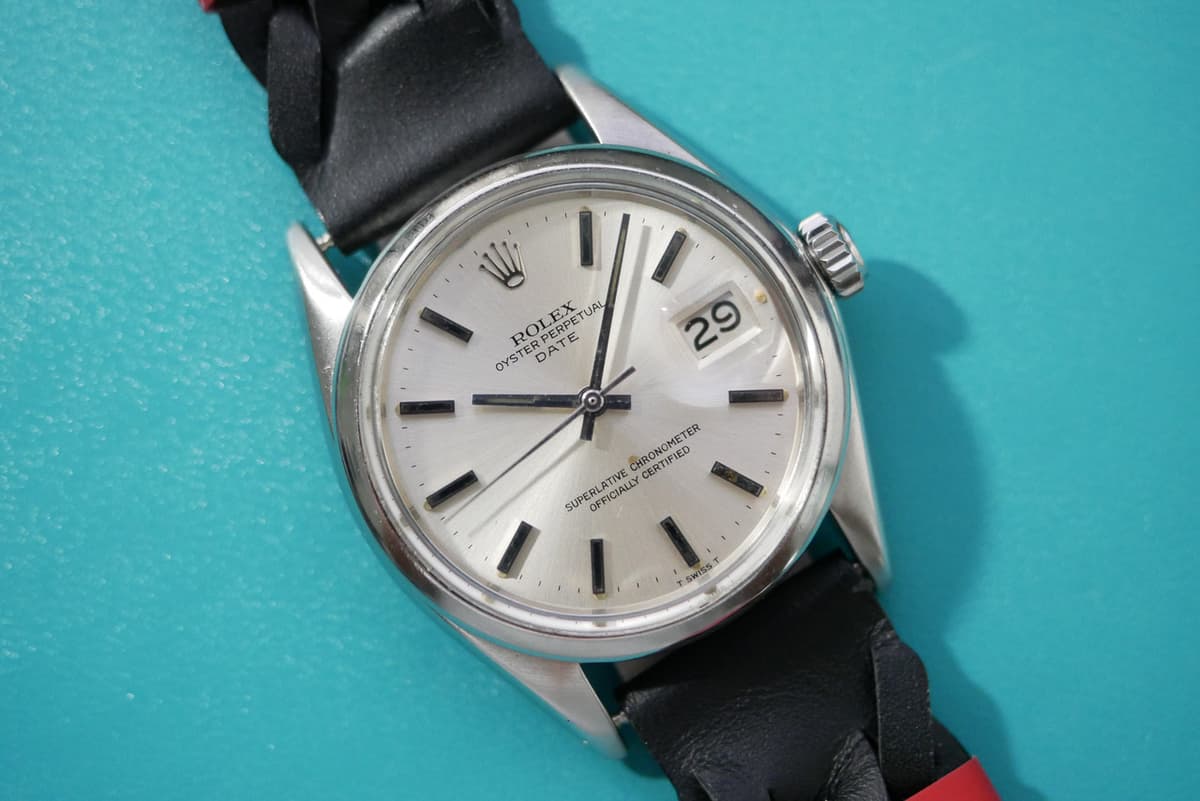 WTS Rolex Date 1500 34mm Silver Stick Dial - Serviced