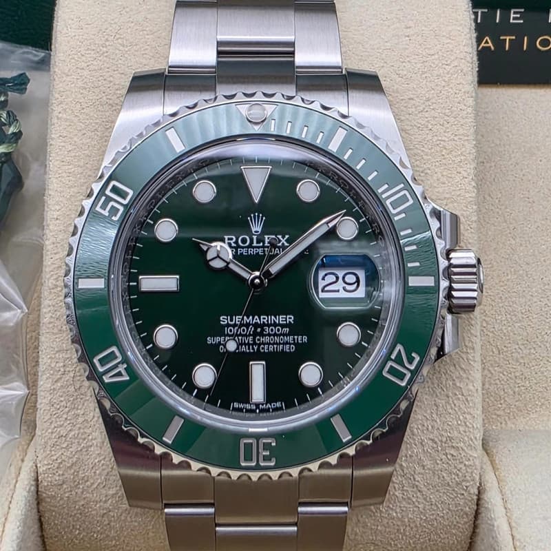 FS: Rolex Submariner Date 116610LV Hulk