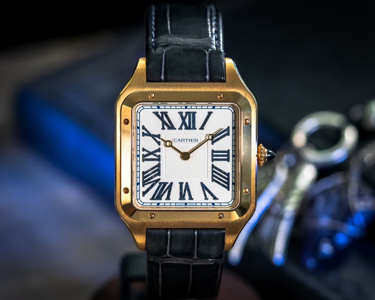 FS: Cartier Santos-Dumont LIMITED XL 18kt Yellow Gold BOX & PAPERS WGSA0084