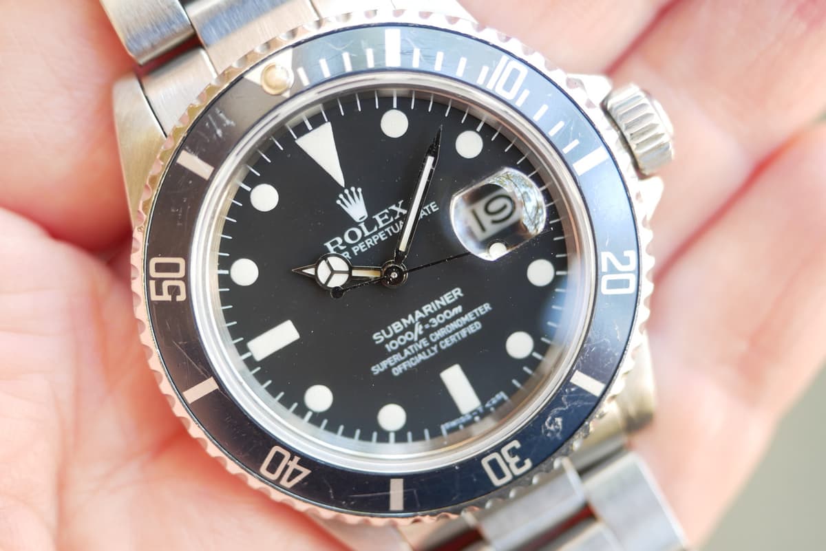 WTS Rolex Submariner 16800 matte tritium dial - Serviced