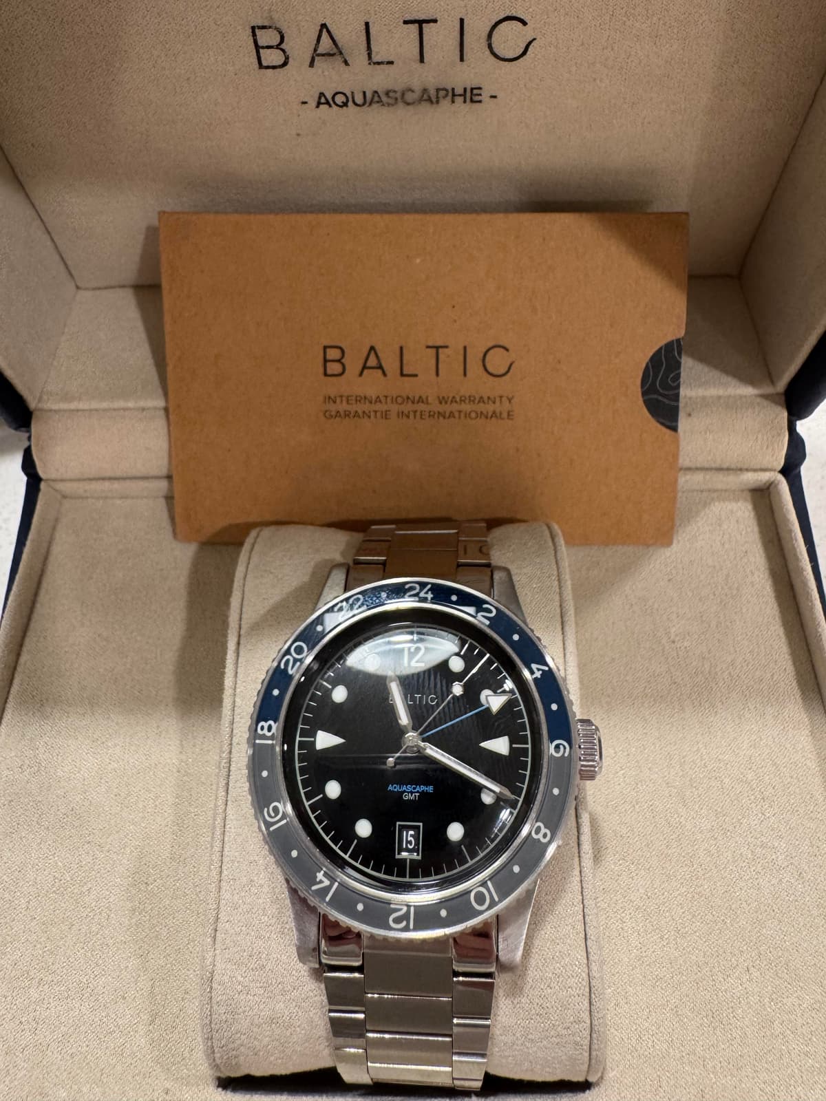 [WTS] Baltic Aquascaphe GMT on Flatlink – REPOST / PRICE DROP