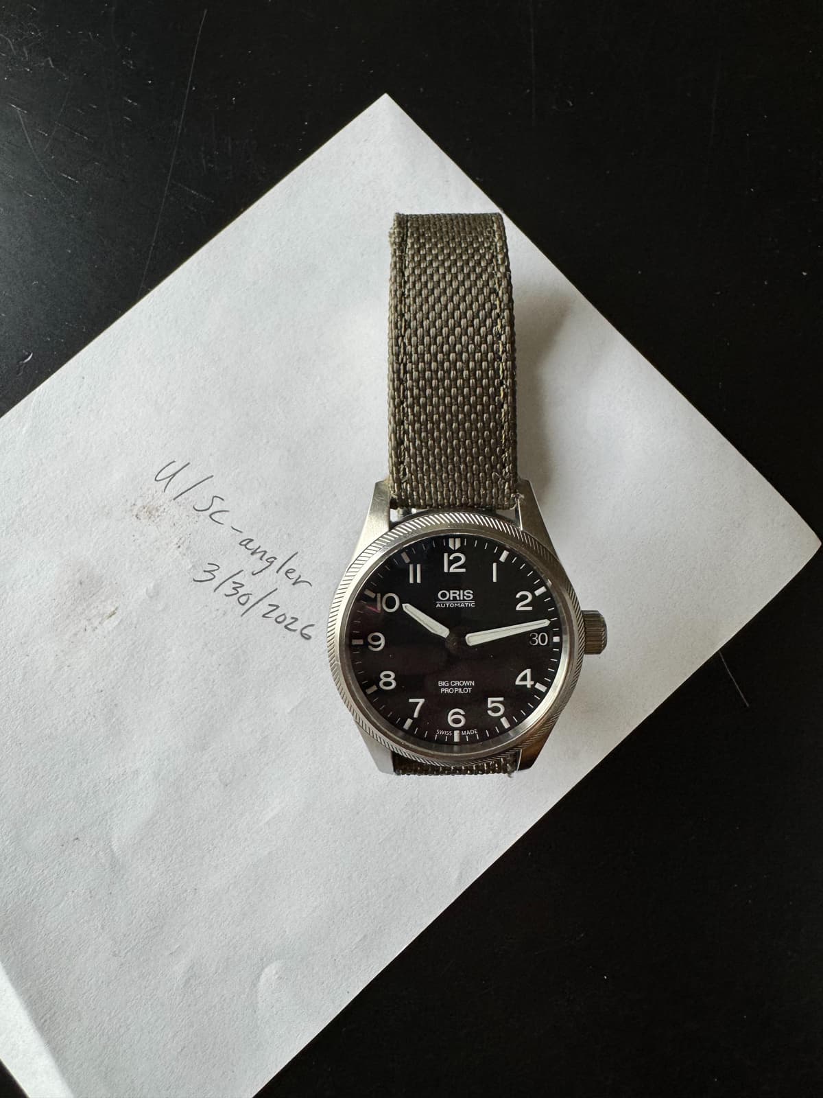 [WTS] Oris Propilot Big Crown Date