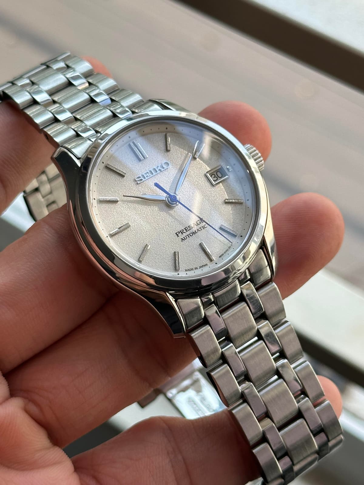 [WTS] Seiko Presage SRPD97J1 “Zen Garden” — Textured Snow Dial — $650 Shipped (Tariff Covered)