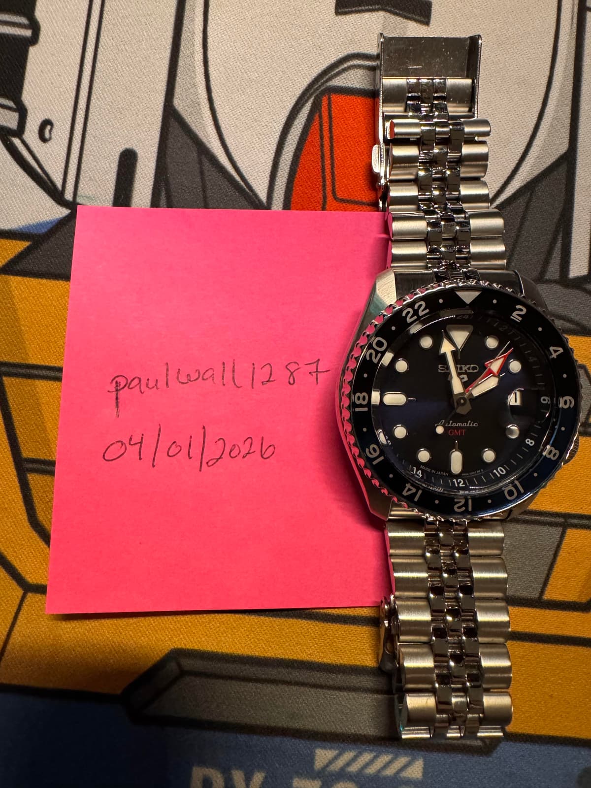 [WTS] Seiko SSK003 GMT “Batman”