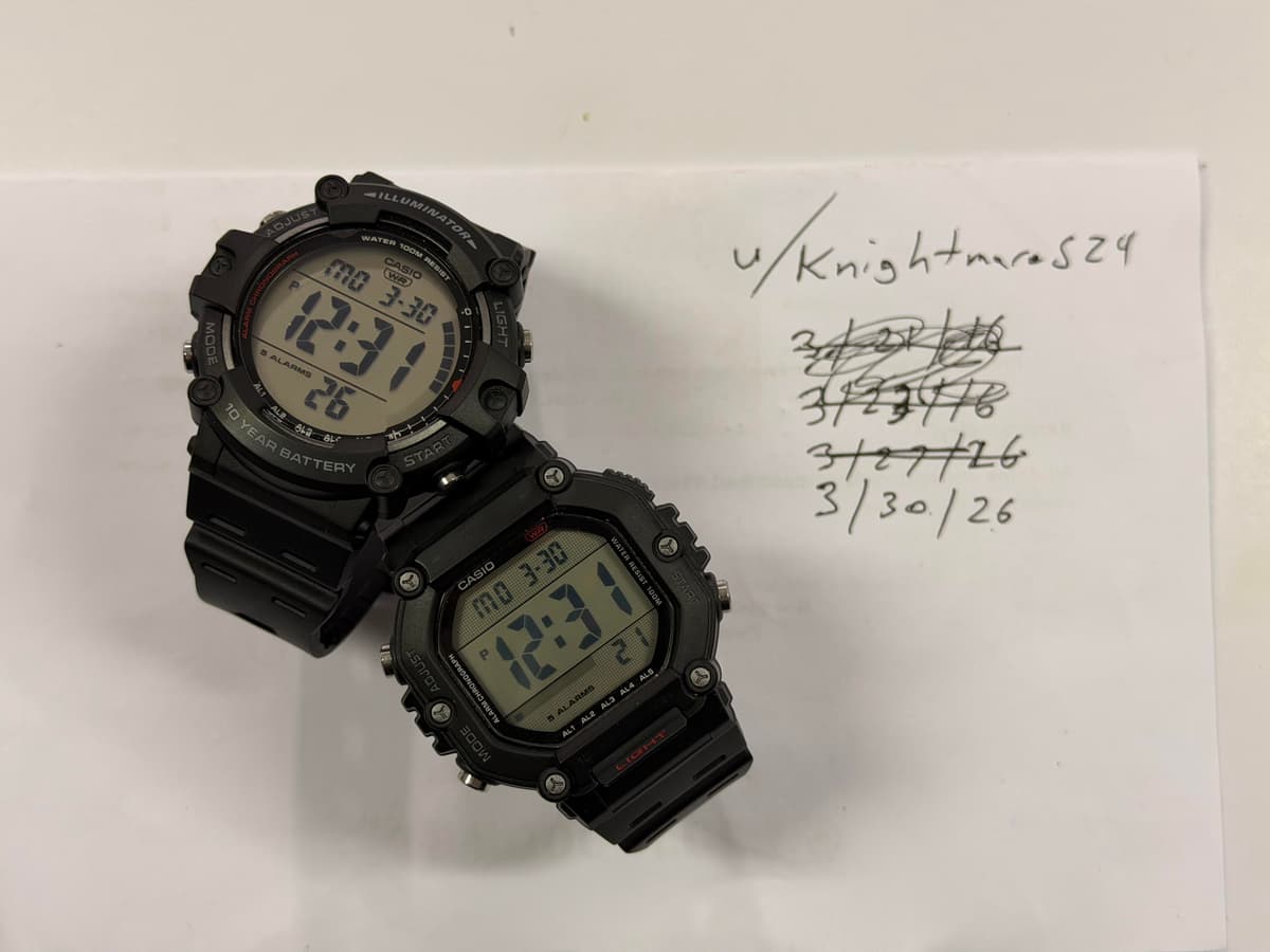 [WTS] Casio AE-1500 and AE-1600 Bundle! Like New with Boxes and Installed Screen Protectors