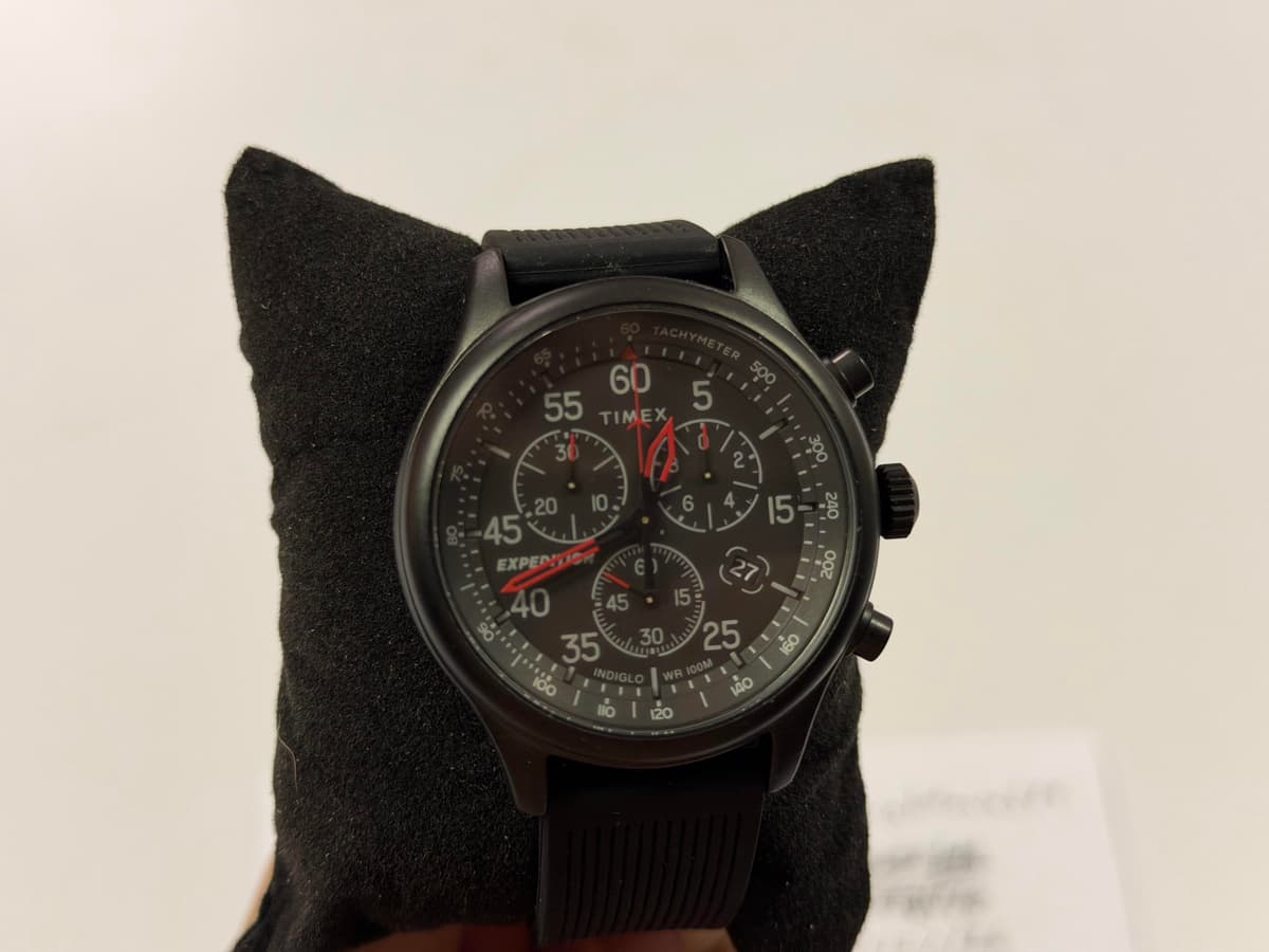 [WTS] Timex Expedition Chronograph- Black & Red variant