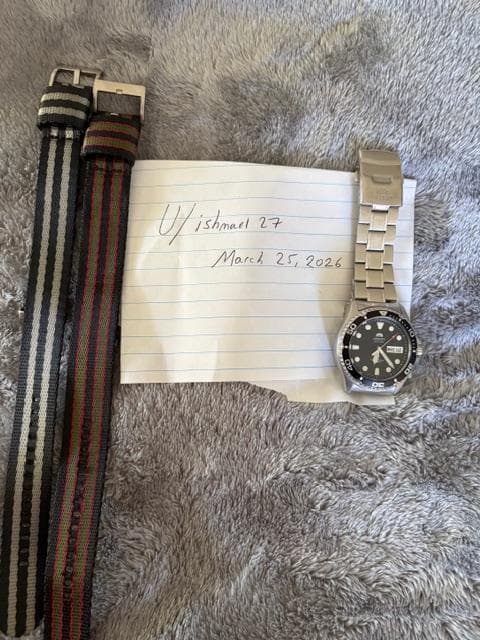 [WTS] Orient Ray II and 2 NATO Straps