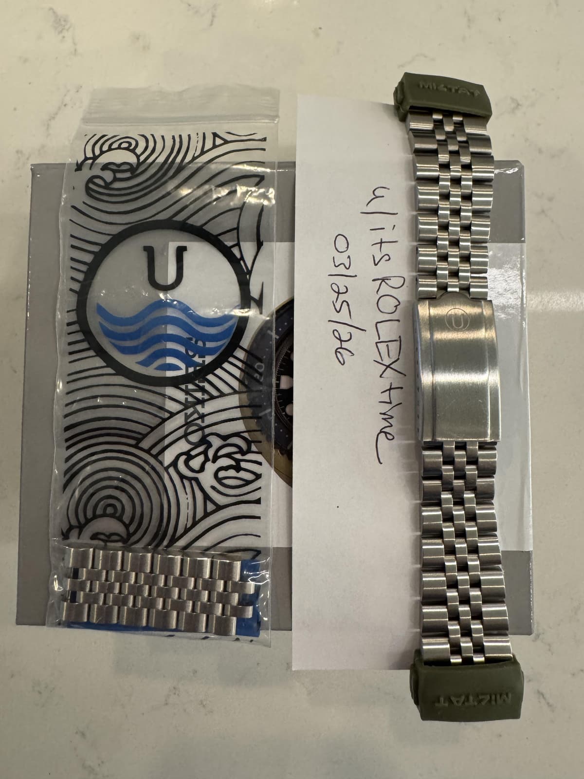 [WTS] Uncle z199 5-link Brushed Stainless Steel bracelet