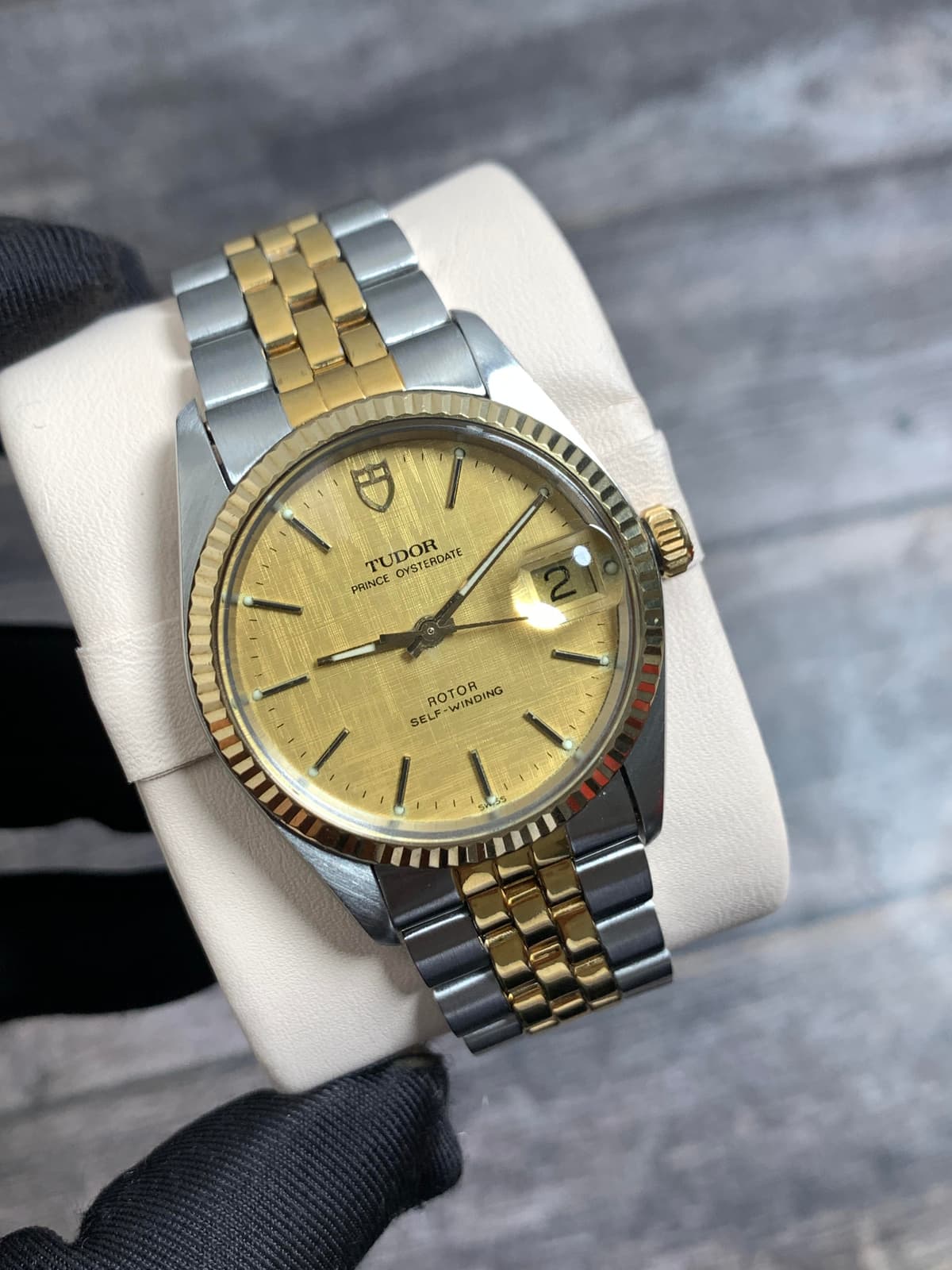 [WTS] Tudor Prince Date 75203 Linen Dial, All Original 34mm - $1,190