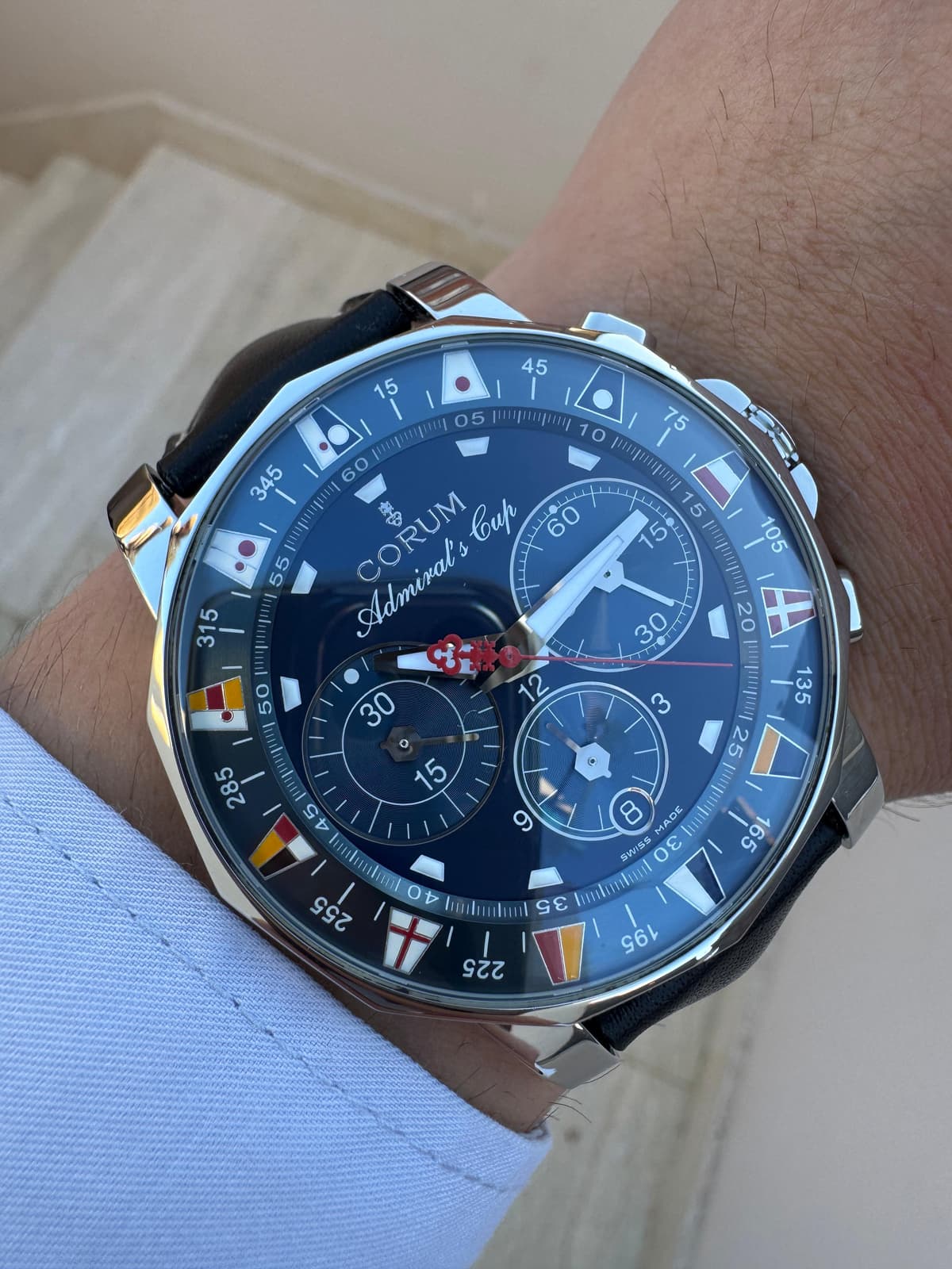 [WTS] Corum Admirals Cup Blue Dial 44mm Automatic 985.643.20 44m Men's Watch $1750 Shipped