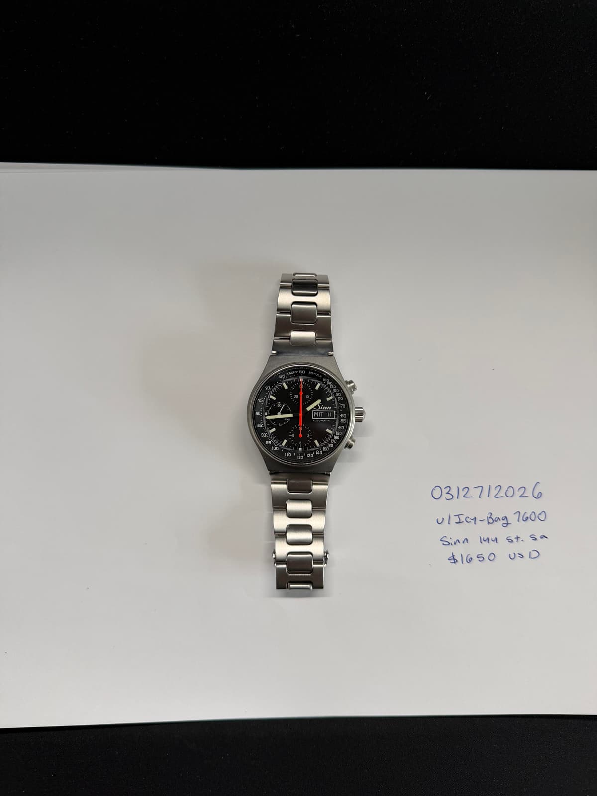 [WTS] Sinn 144 St Sa $1650 Final Price Drop