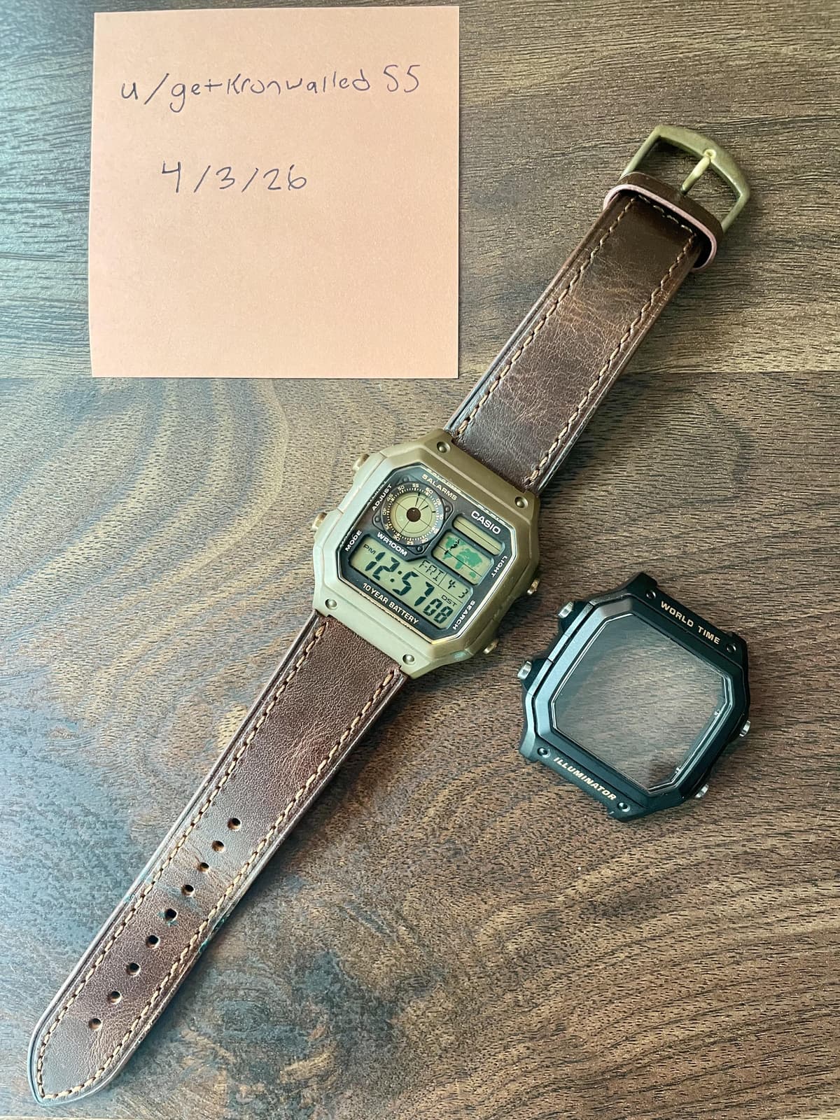 [WTS] Modded Bronze Casio AE-1200