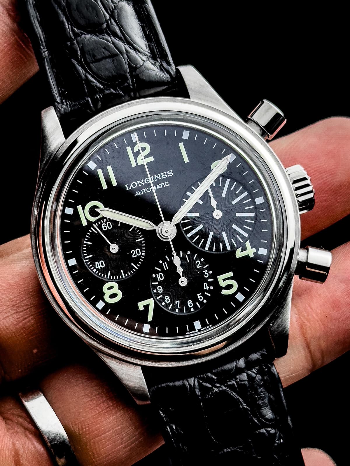 [WTS] Longines Aviation Big Eye Ref. L2.816.4.53.2 | Excellent Condition (Box, Booklet and Card) | $1800