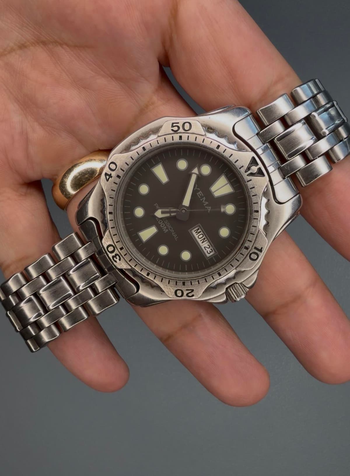 [WTS] Neo-vintage Yema Paris YE937 Diver - $247 [US]