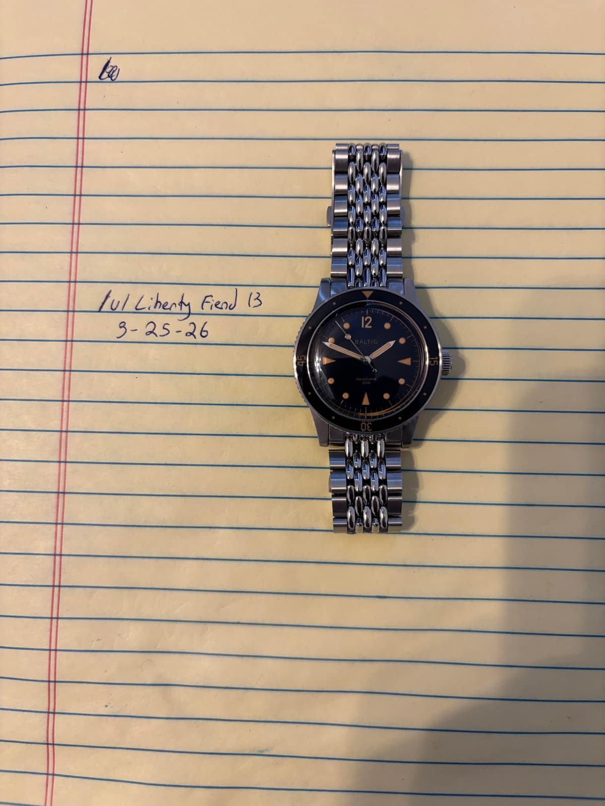 [WTS] Baltic Aquascaphe Mk1 - Gilt Blue Dial