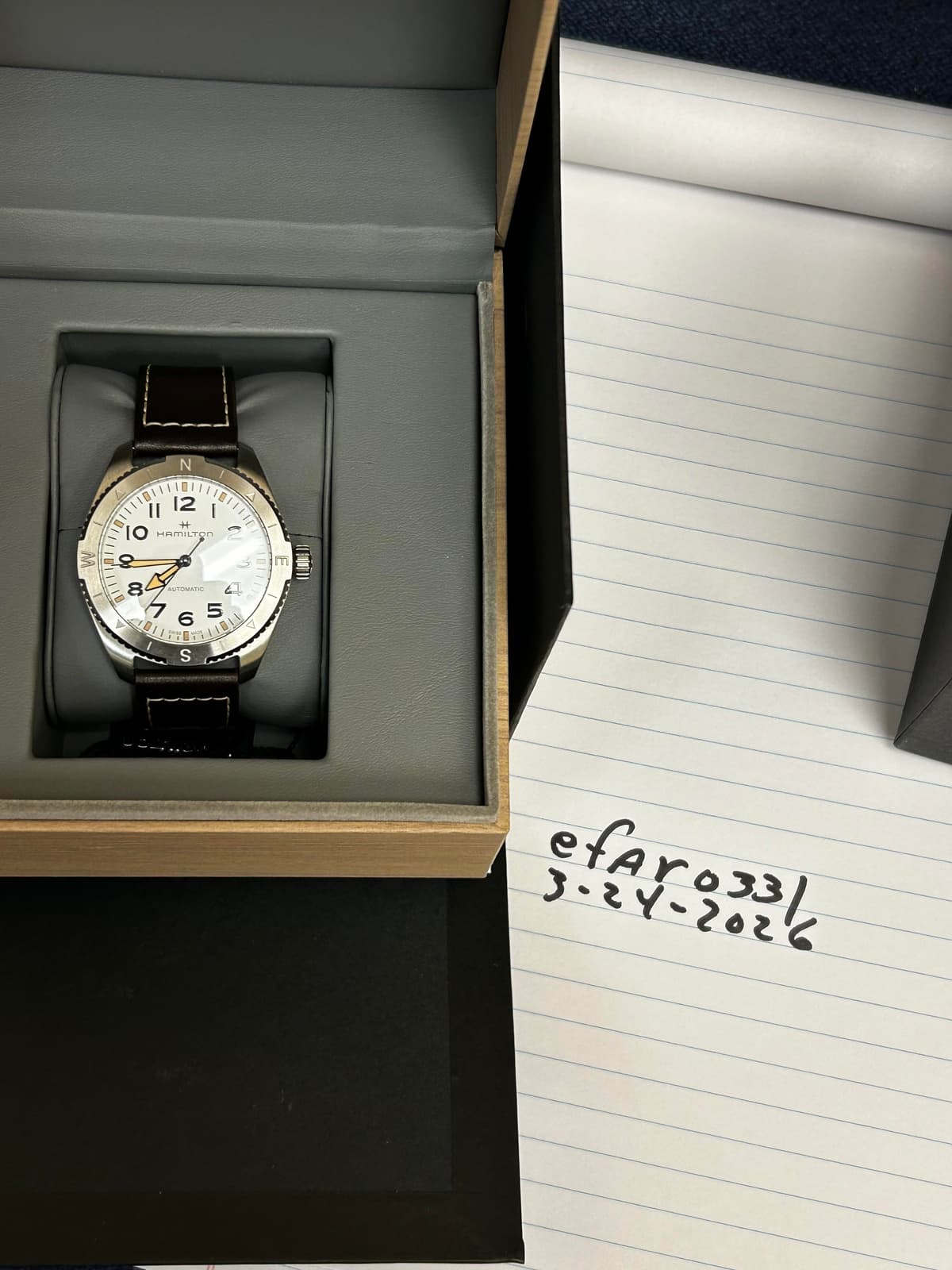 [WTS] Hamilton Khaki Expedition white dial 41mm