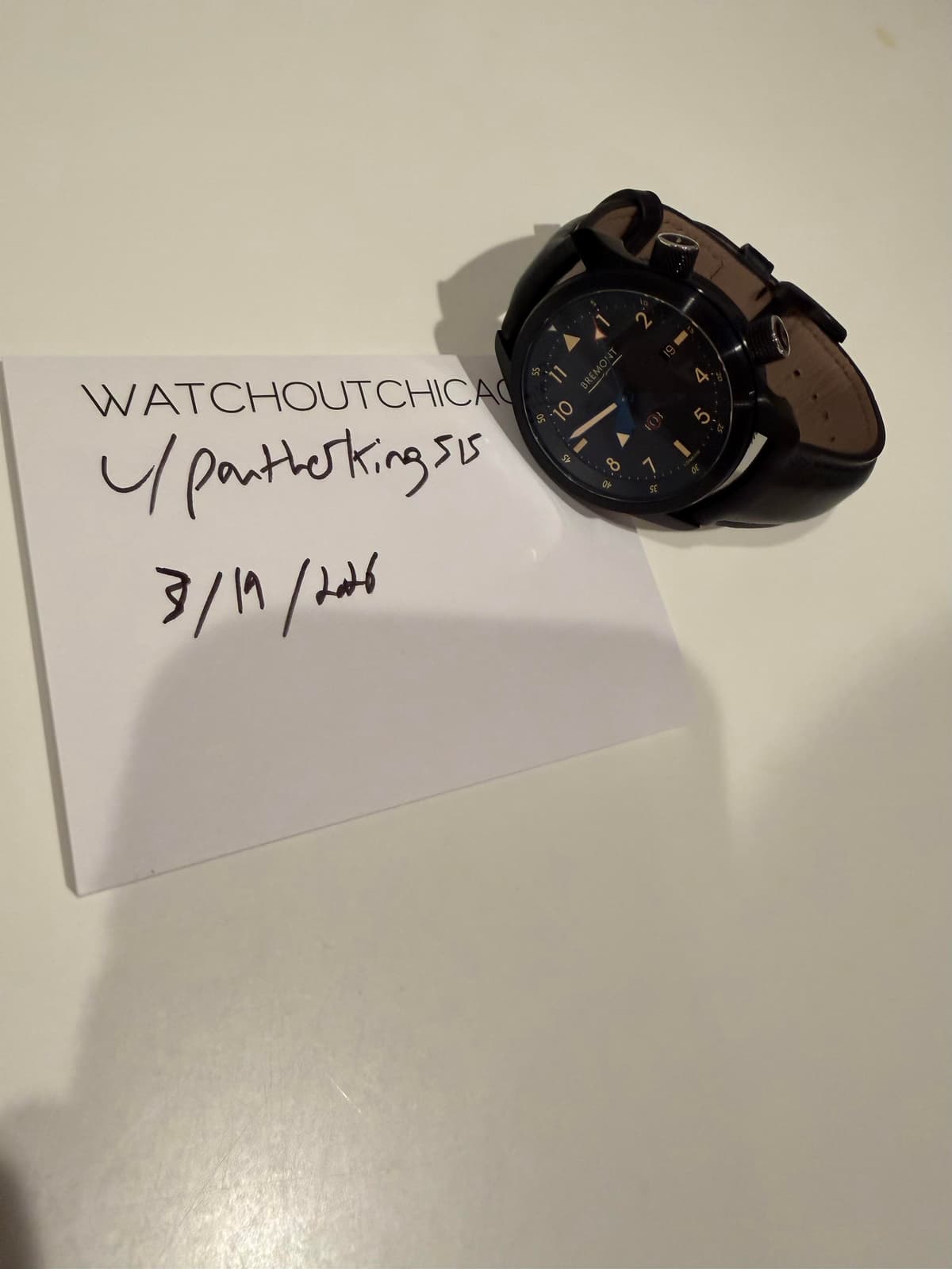 [WTS] LNIB Bremont U2/51-Jet - Barely Worn!