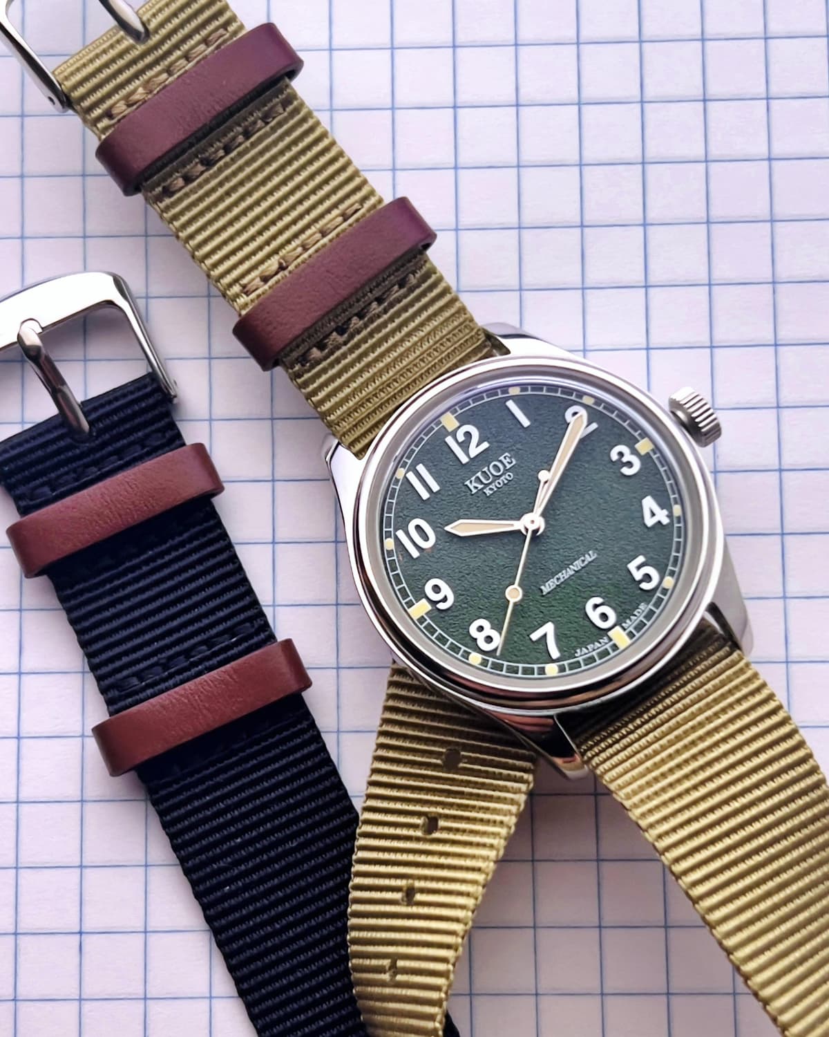 [WTS] Kuoe Kyoto OLD SMITH 90-002 Automatic, Green Dial