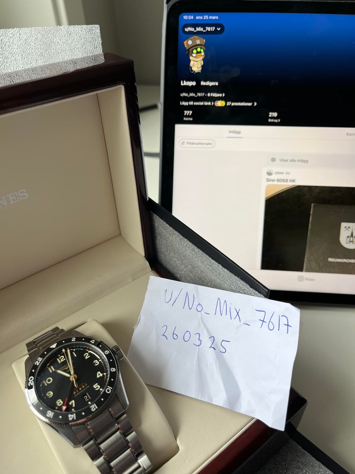 [WTS] Longines Spirit Zulu Time Titanium