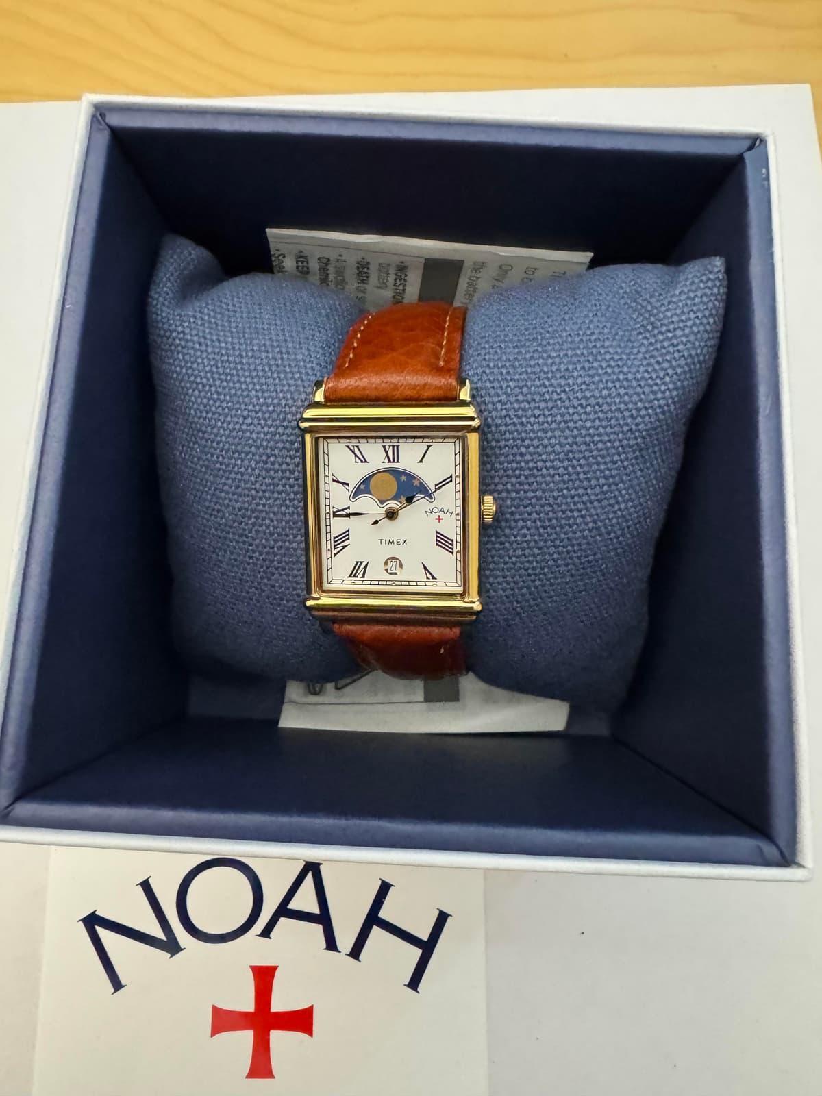 [WTS] Timex NOAH Moon Phase Watch with Extra Strap and Box with Papers--$365