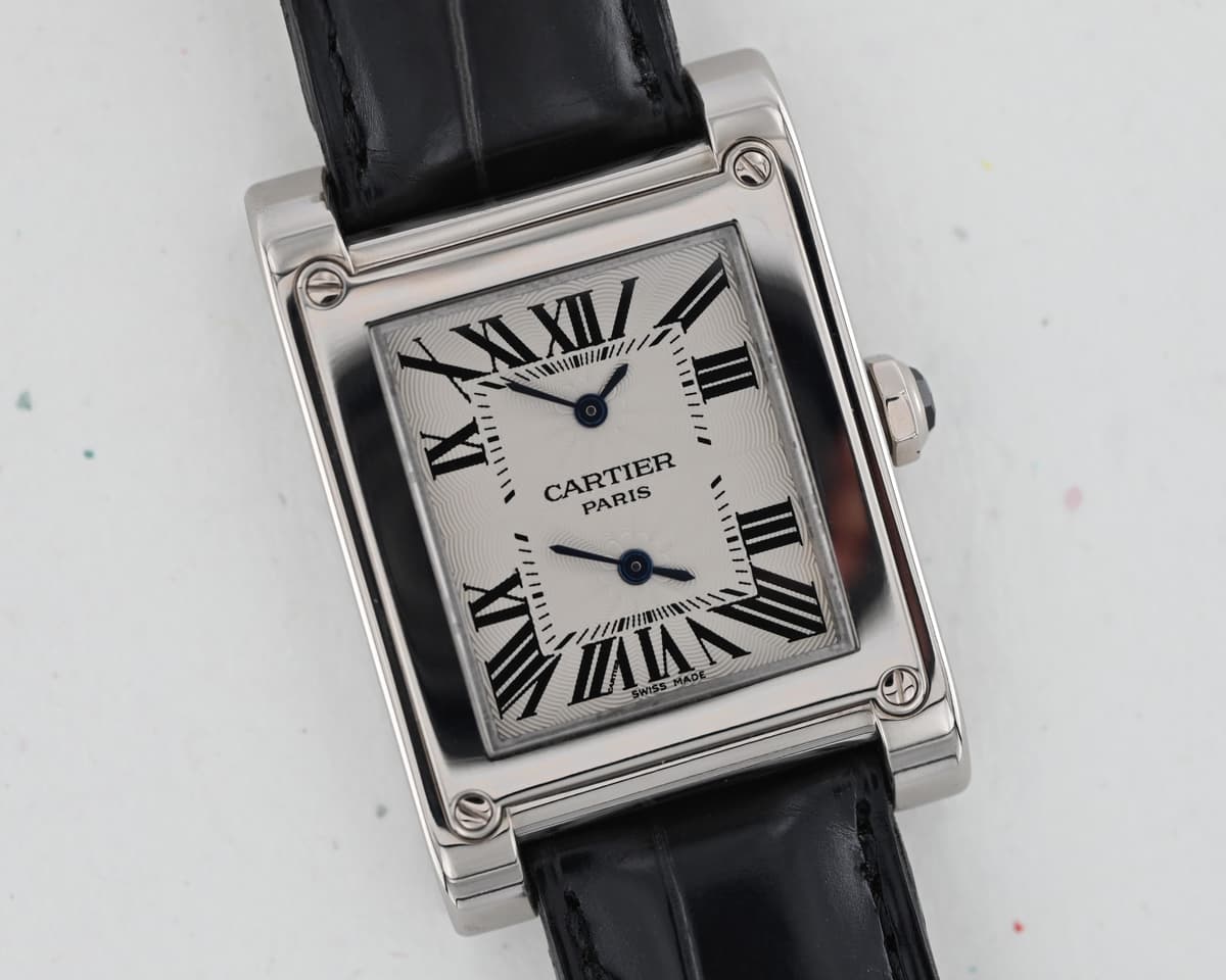 [WTS] Cartier Tank À Vis Dual Time 2552 W1534351 box & papers
