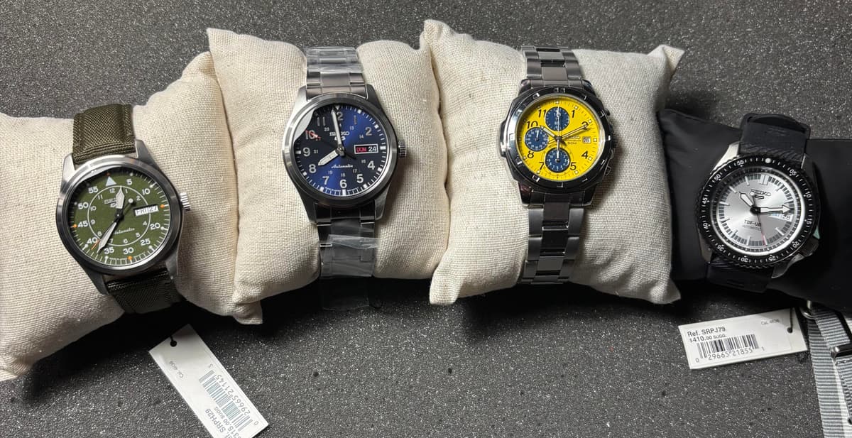 [WTS] Super Saturday Seiko Sale from $120-250 (USA). 3 of them Made in Japan and 3 JDMs