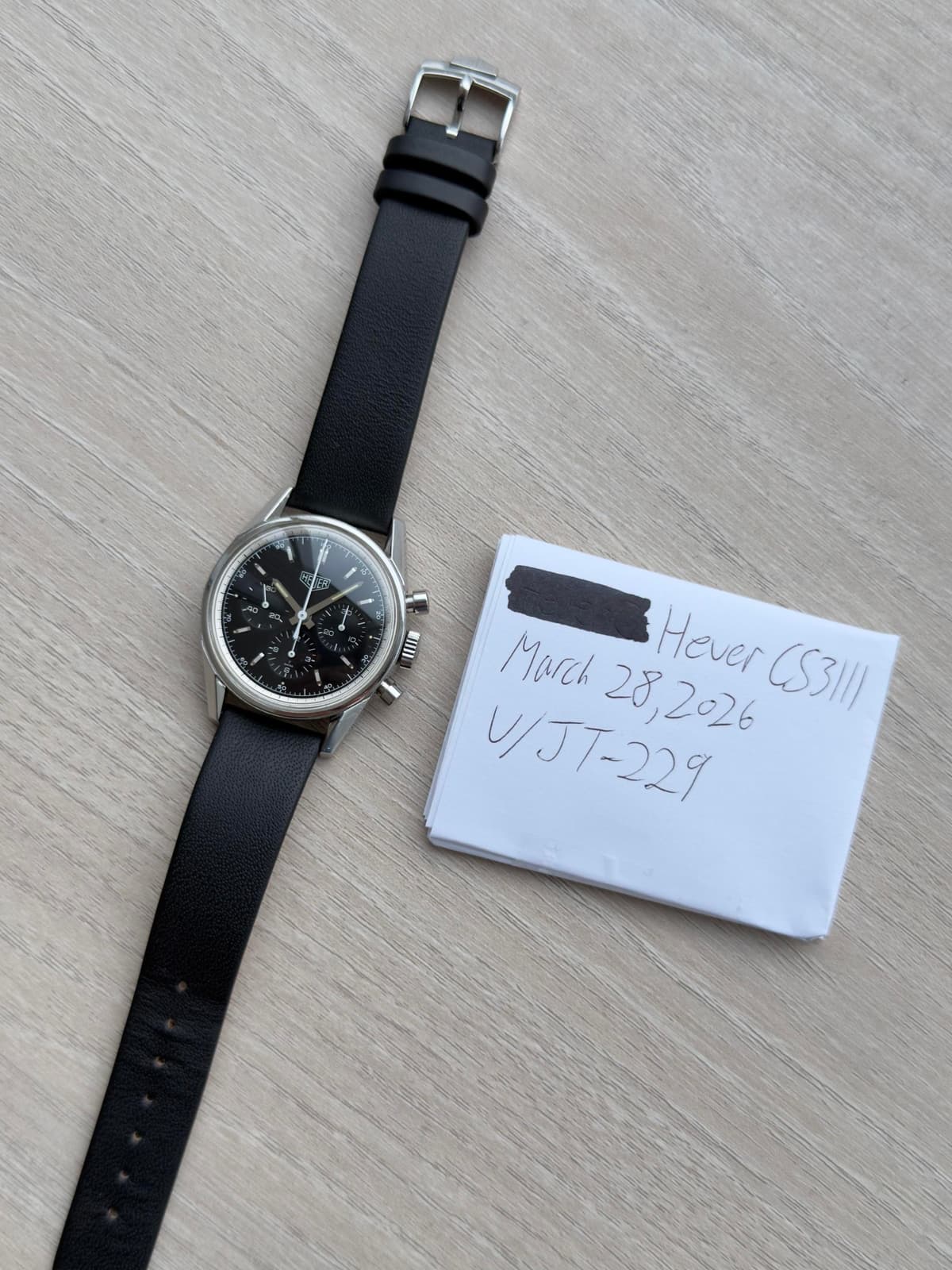 [WTS] Heuer Carrera CS3111
