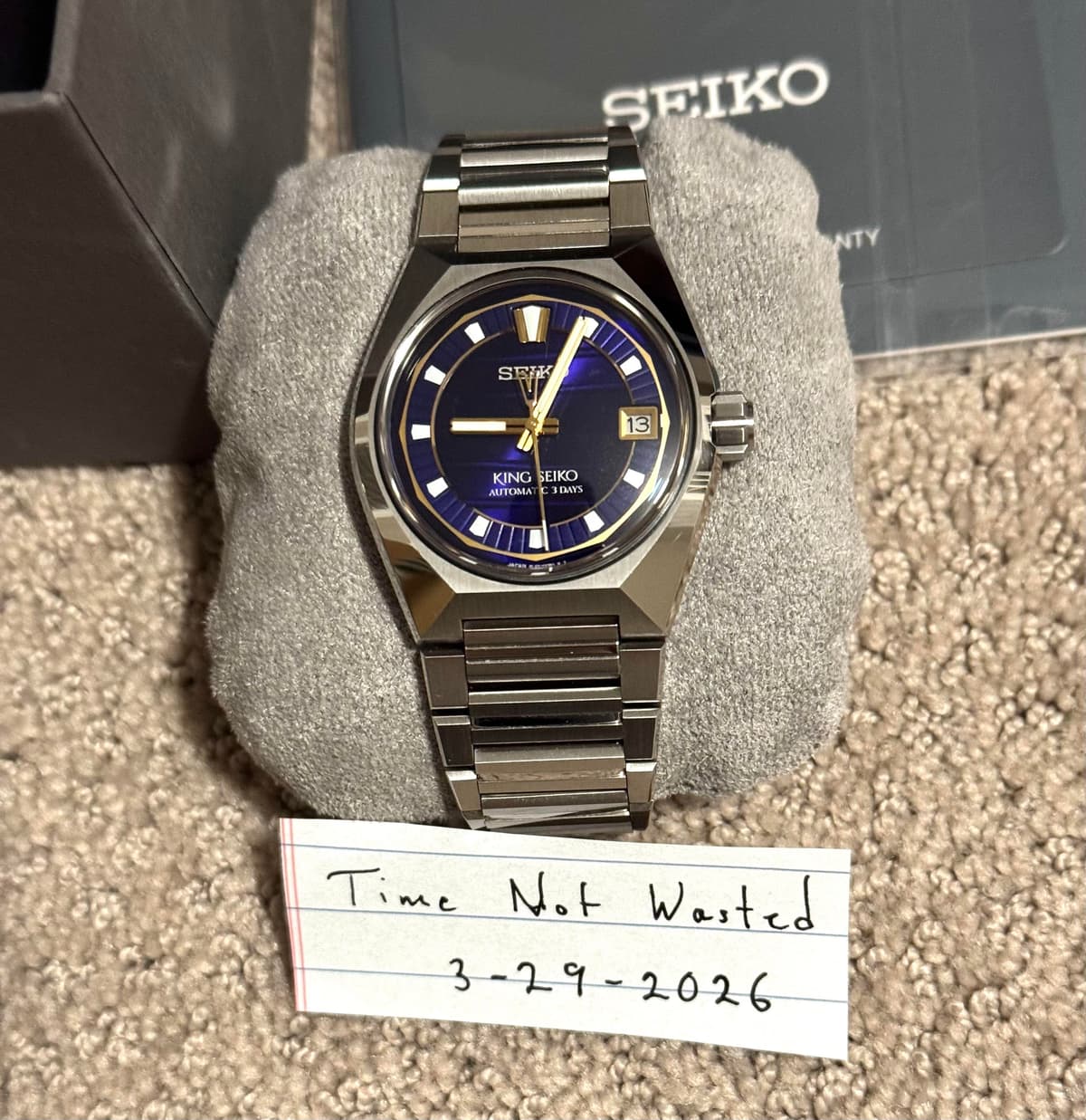 [WTS] King Seiko SLA083 Like New - $2,495