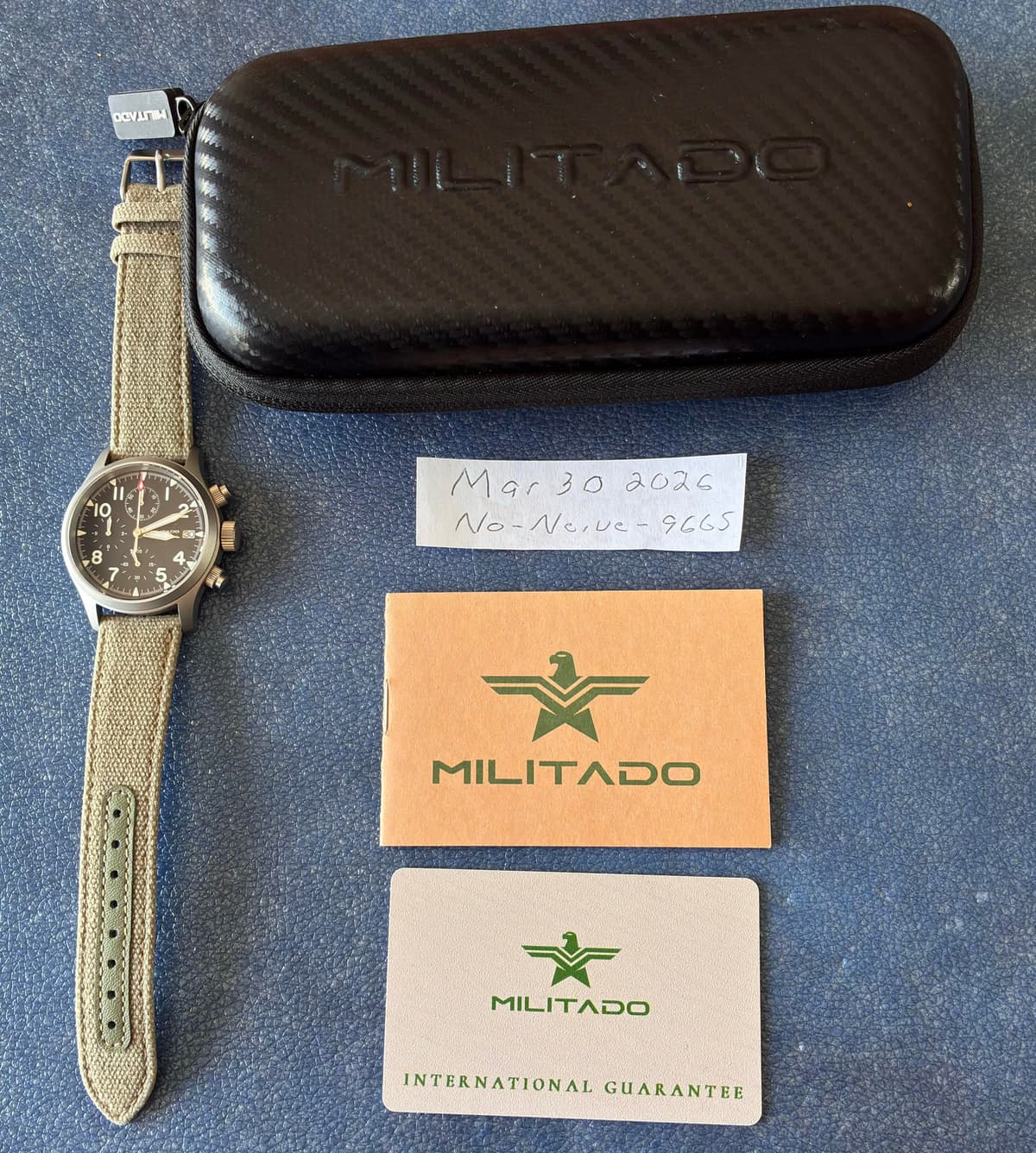 [WTS] Miltado Military Chronograph ML1868-2 VK67 Mecaquartz Movement