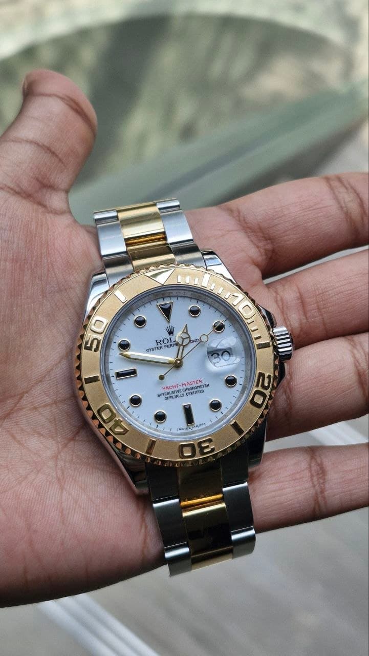 [WTS] Rolex Yachtmaster 40 White Dial / Half Yellow Gold 16623 ♦️Like New Undated♦️
