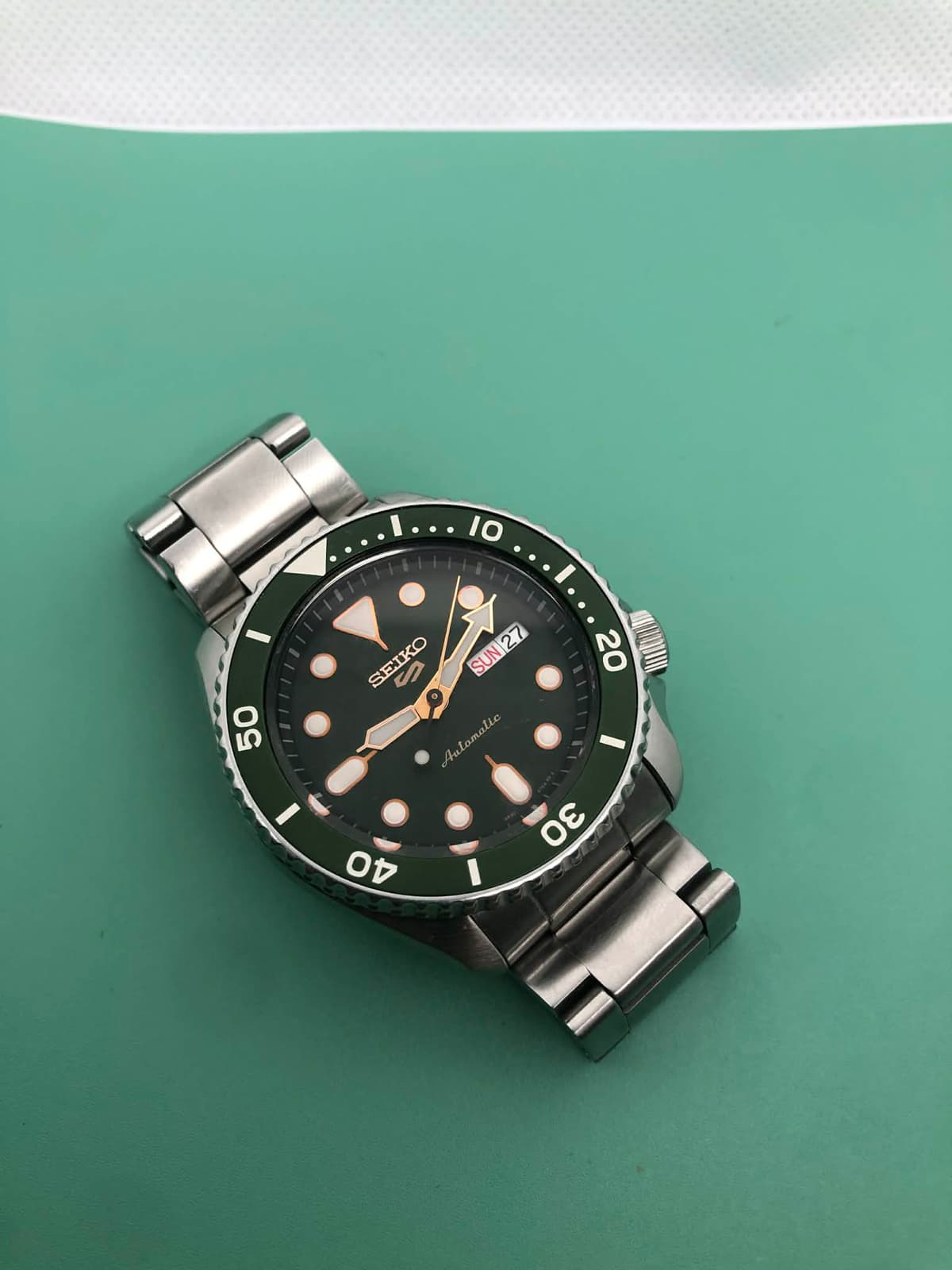 [WTS] Seiko 5 Sports Automatic 42mm Green Dial – 4R36-07G0