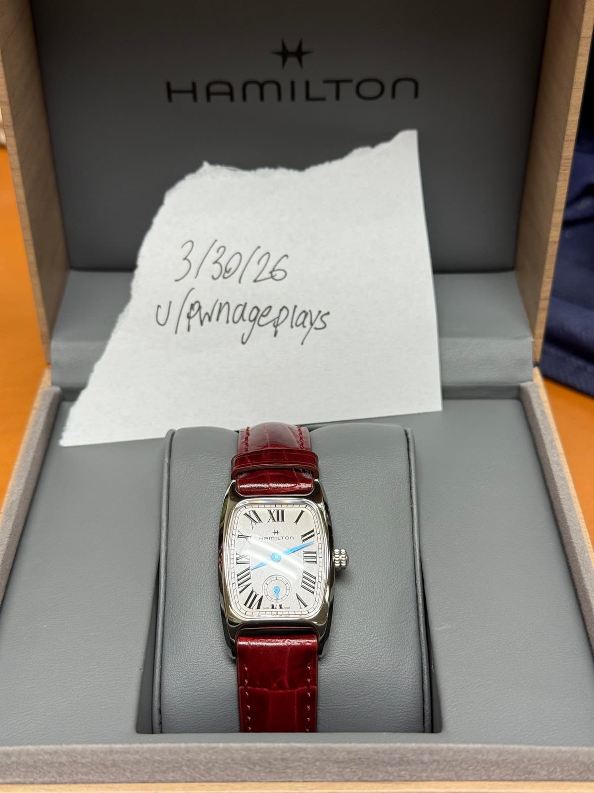 [WTS] Hamilton American Boulton Classic 23.5mmx27.40mm Quartz Watch