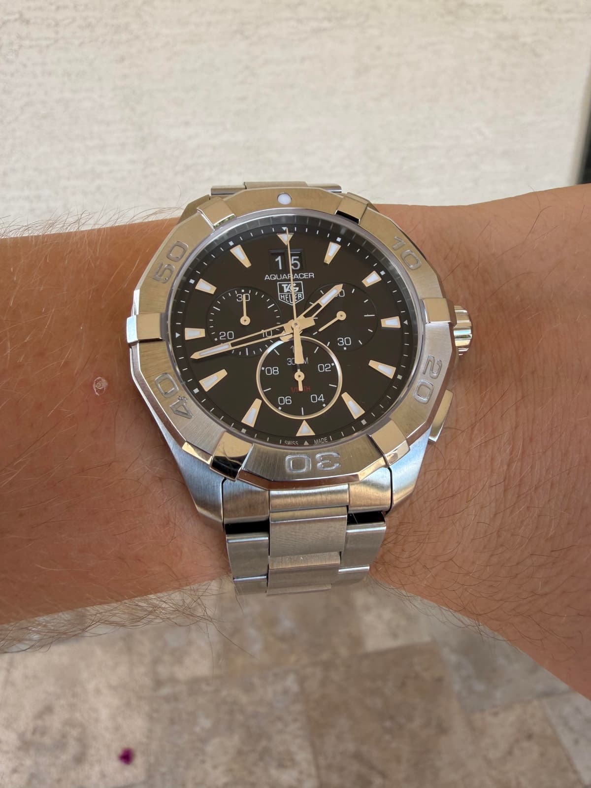 [WTS] Tag Heuer Aquaracer Chronograph Black CAY1110-0 $699