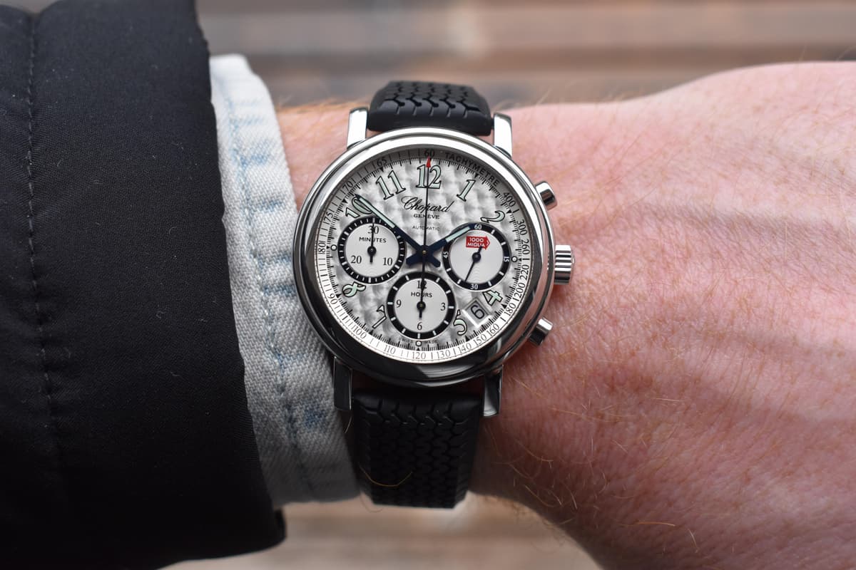 [WTS] Chopard Mille Miglia Chronograph 39mm Stainless Steel Silver Dial 8331 Full Set