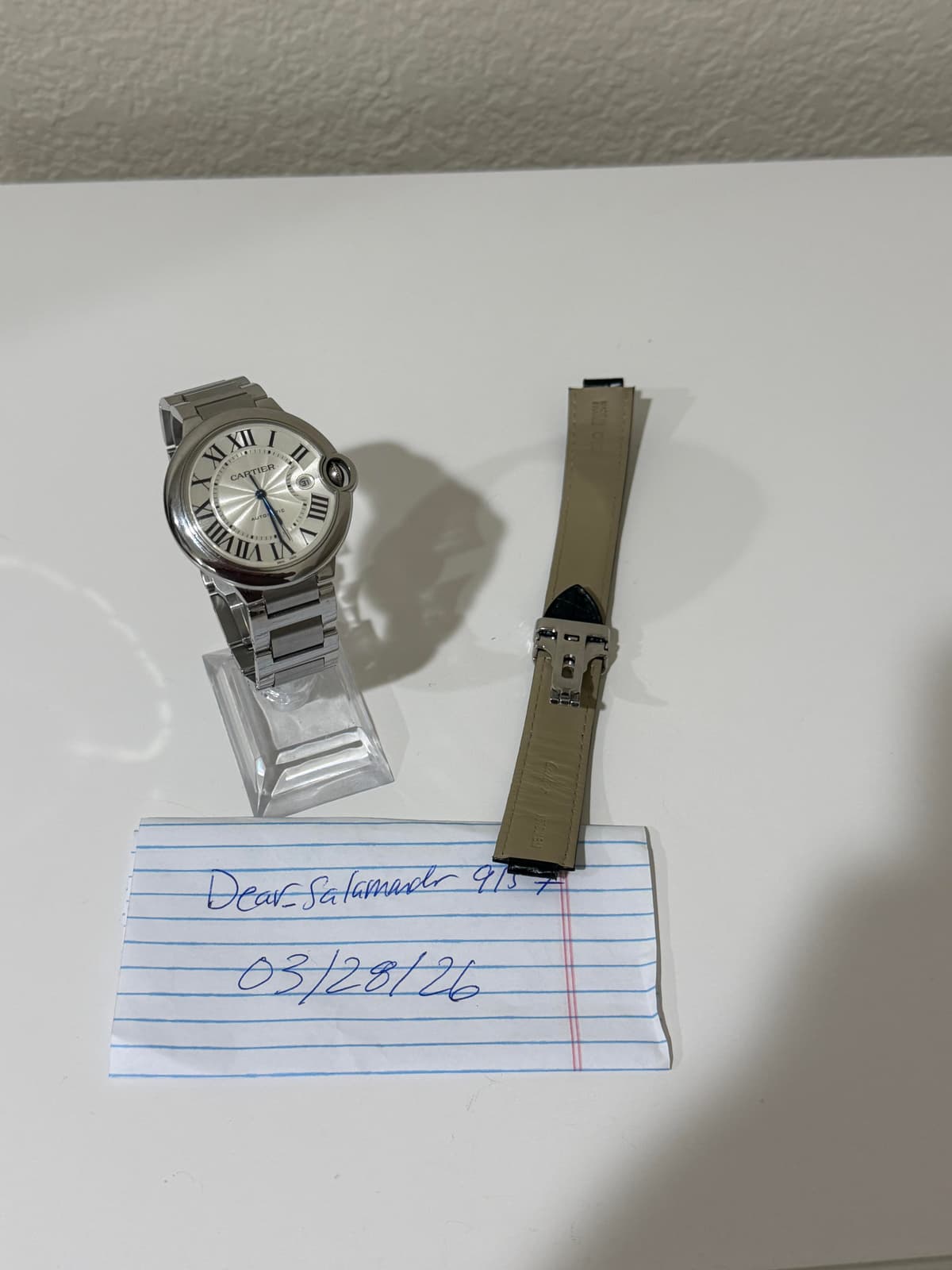 [WTS] Cartier Ballon Bleu 42mm – Bracelet + Leather Strap – $3,750 + shipping OBO