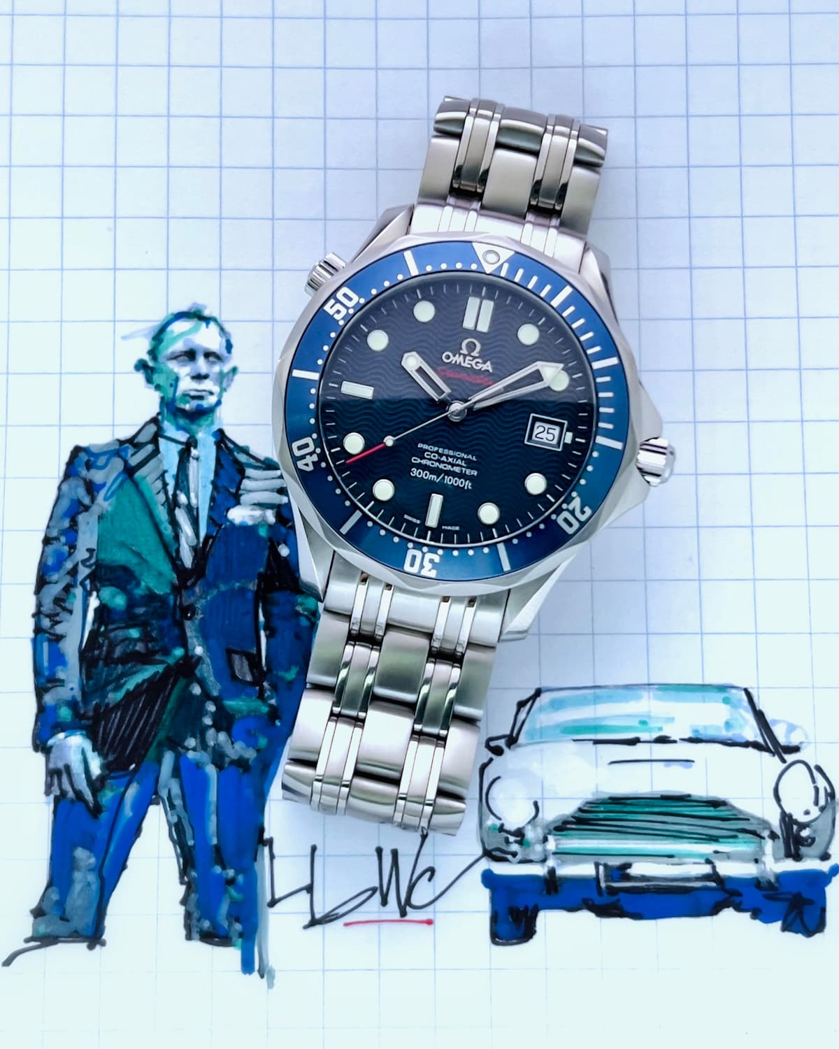 [WTS] Omega Seamaster Professional 300m Bond ref. 2220.80 Casino Royale