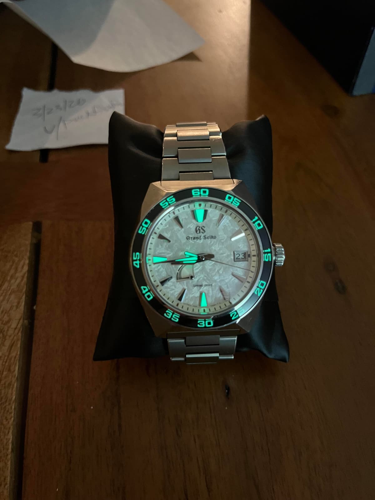 [WTS] Grand Seiko SBGA481 Spring Drive “Tokyo Lion” 44.5mm with titanium bracelet + Bas and Lokes One Piece Strap with box and papers dated