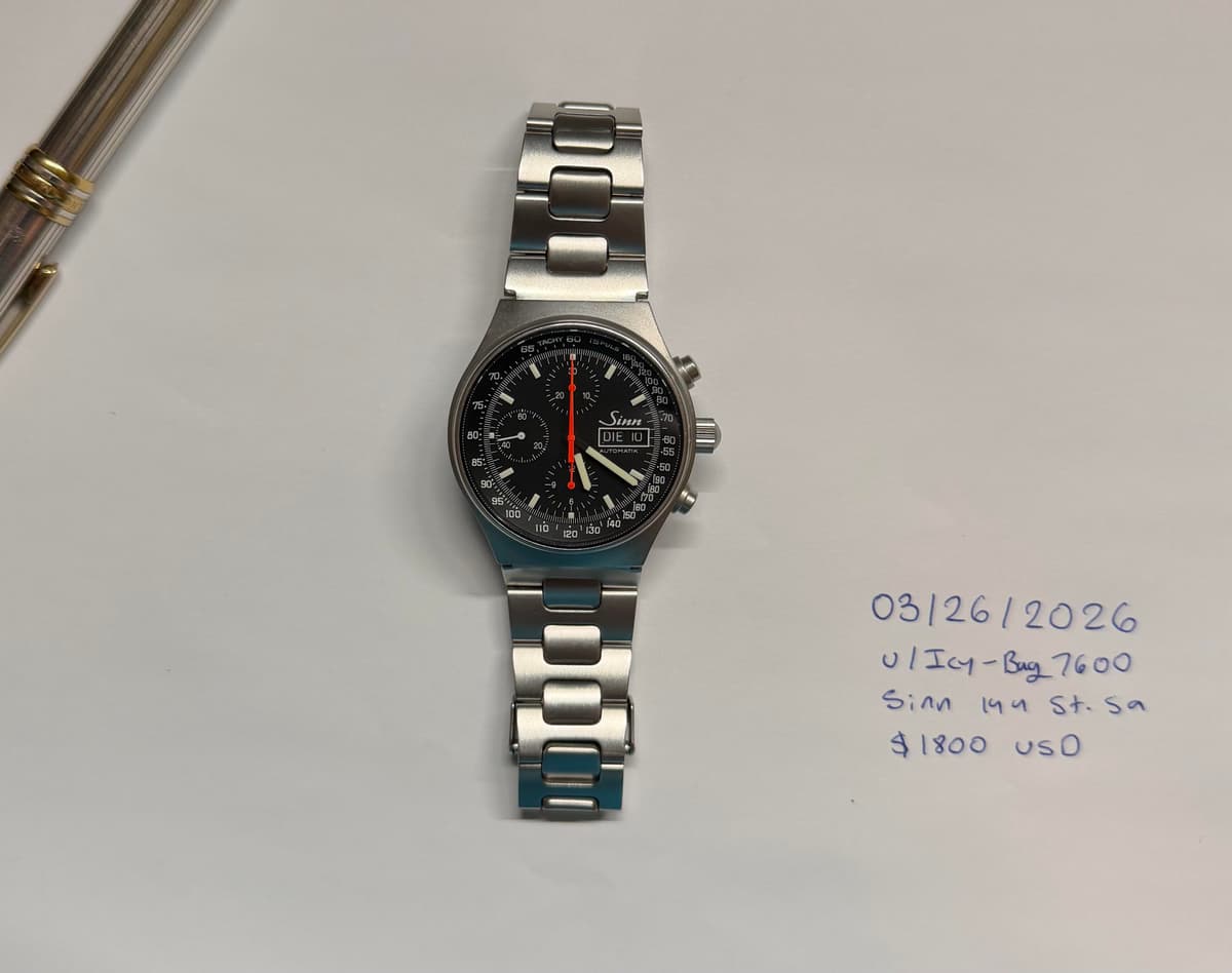 [WTS] Sinn 144 St Sa $1800
